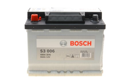 Акумулятор 12В/56Аг/480А/13,47кг - BOSCH 0 092 S30 060