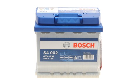 Акумулятор 12В/52Аг/470А/12,16кг - (5600JZ) BOSCH 0 092 S40 020