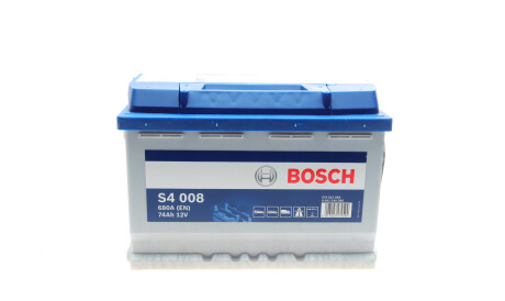 Акумулятор 12В/74Аг/680А/17,54кг - (000915105CC, 1201048, 13575151) BOSCH 0 092 S40 080