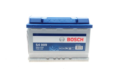 Акумулятор 12В/74Аг/680А/17,02кг - BOSCH 0 092 S40 090