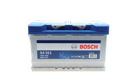 Акумулятор 12В/80Аг/740А/18,69кг - (61217555719) BOSCH 0 092 S40 110