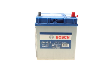 Акумуляторна батарея 40Ah/330A (187x127x227/+R/B00) - BOSCH 0 092 S40 180