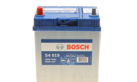 Акумулятор 12В/40Аг/330А/9,74кг - BOSCH 0 092 S40 190