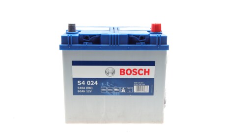 Акумулятор 12В/60Аг/540А/14,11кг - (1E0818520, 2880042062, 288005550183) BOSCH 0 092 S40 240