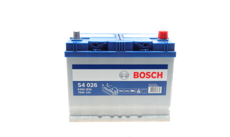 Акумуляторна батарея 70Ah/630A (261x175x220/+R) S4 Азія - BOSCH 0 092 S40 260