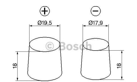 Фото 6 - Автомобільний акумулятор BOSCH 0092S4E080