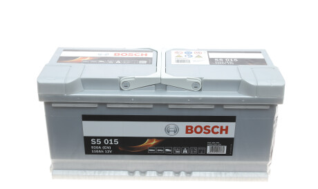 Акумулятор 12В/110Аг/920А/25кг - (61218381775, 2994559, 46227871) BOSCH 0 092 S50 150