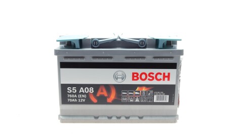 Акумулятор 12В/70Аг/760А/20,09кг - (000915105DG, 000915105AE, 000915105AF) BOSCH 0 092 S5A 080