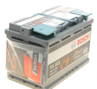 Фото 2 - Автомобільний акумулятор BOSCH 0 092 S5A 110 (0092S5A110)