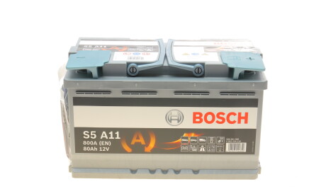 Акумулятор 12В/80Аг/800А/22,76кг - (000915105DH, 5GM915105H, 5GM915105Q) BOSCH 0 092 S5A 110