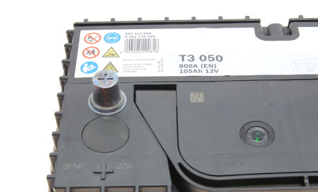 Фото 8 - Автомобильный аккумулятор BOSCH 0 092 T30 500 (0092T30500)