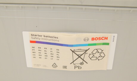 Фото 3 - Автомобільний акумулятор BOSCH 0 092 T40 750 (0092T40750)