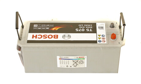 Фото 2 - Автомобільний акумулятор BOSCH 0 092 T50 750 (0092T50750)
