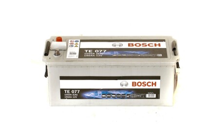 Акумулятор 12В/190Аг/1050А/46,99кг - (93162336) BOSCH 0 092 TE0 777