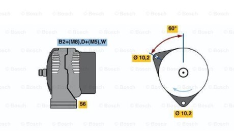 Фото 5 - Генератор BOSCH 0124615041