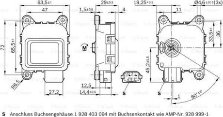 Фото 6 - Коректор фар BOSCH 0 132 801 143 (0132801143)