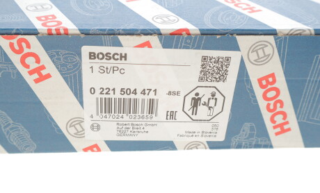 Фото 4 - Котушка запалювання BOSCH 0 221 504 471 (0221504471)