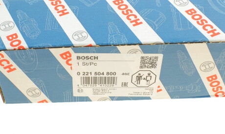 Фото 2 - Катушка зажигания BOSCH 0 221 504 800 (0221504800)