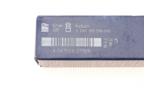 Фото 3 - Свеча зажигания BOSCH 0 242 135 518 (0242135518)