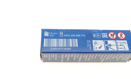 Фото 5 - Свічка запалювання BOSCH 0 242 229 656 (0242229656)