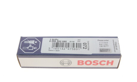Фото 3 - Свечка накала BOSCH 0 250 202 085 (0250202085)