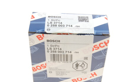 Фото 5 - Лямбда-зонд BOSCH 0 258 003 714 (0258003714)