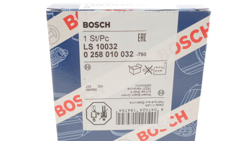 Фото 4 - Лямбда-зонд BOSCH 0 258 010 032 (0258010032)
