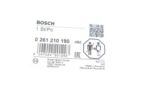 Фото 2 - Датчик колінвалу BOSCH 0 261 210 190 (0261210190)