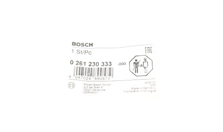 Фото 2 - Датчик тиску наддуву BOSCH 0 261 230 333 (0261230333)