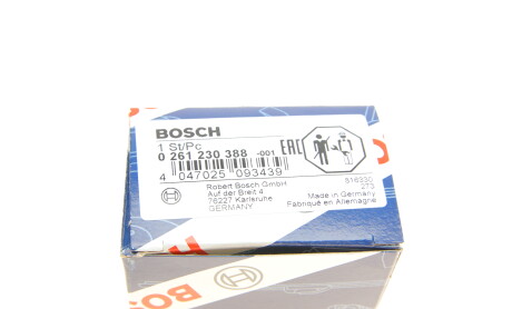 Фото 7 - Датчик тиску наддуву BOSCH 0 261 230 388 (0261230388)