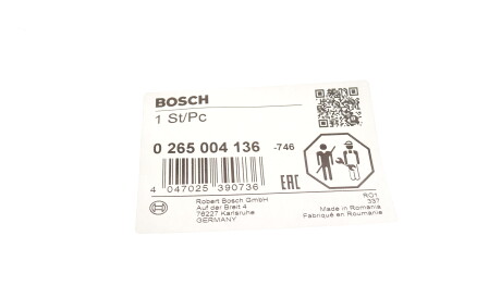 Фото 2 - Датчик АБС (ABS) BOSCH 0 265 004 136 (0265004136)