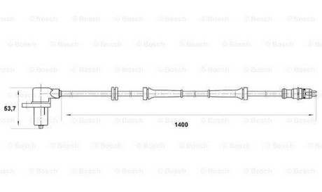Фото 6 - Датчик АБС BOSCH 0265006673