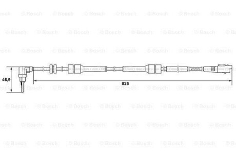 Фото 6 - Датчик АБС (ABS) BOSCH 0 265 007 083 (0265007083)