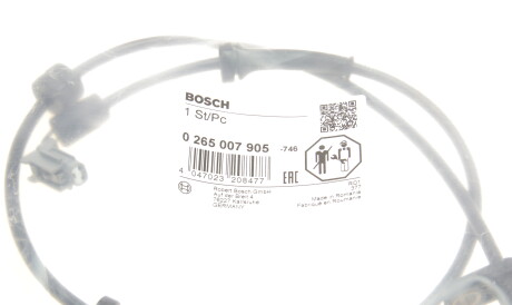 Фото 2 - Датчик АБС (ABS) BOSCH 0 265 007 905 (0265007905)