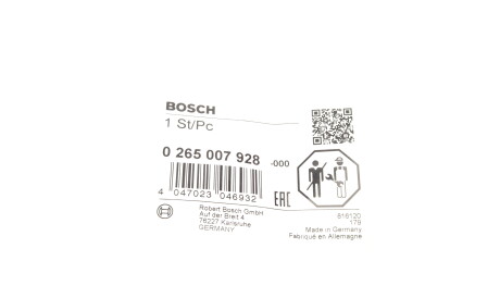 Фото 2 - Датчик АБС (ABS) BOSCH 0 265 007 928 (0265007928)
