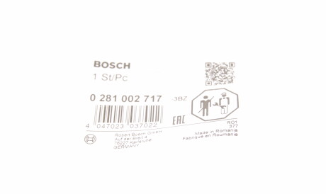 Фото 2 - Датчик коленвала BOSCH 0 281 002 717 (0281002717)
