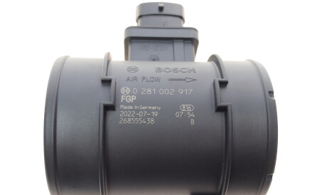 Фото 2 - Витратомір повітря BOSCH 0 281 002 917 (0281002917)