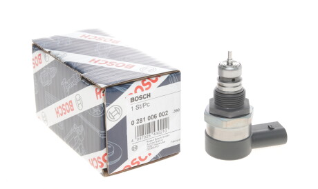 Клапан редукційний рейки паливної VW Passat 2.0 TDI 16V 05-10 - BOSCH 0 281 006 002