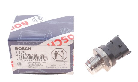 Фото 2 - Датчик тиску палива BOSCH 0 281 006 188 (0281006188)