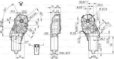 Фото 2 - Коректор фар BOSCH 0 390 203 266 (0390203266)