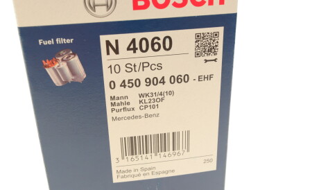 Фото 2 - Паливний фільтр BOSCH 0 450 904 060 (0450904060)