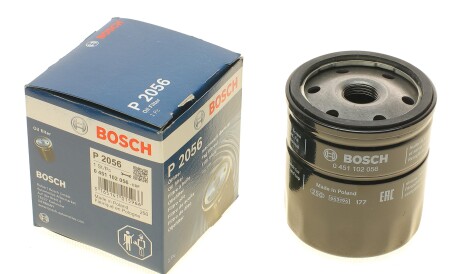 Масляний фільтр - (1520860U01, 15208H8903JP, 1520813212) BOSCH 0 451 102 056