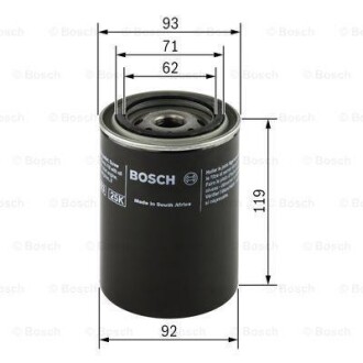 Фільтр масляний - (01160024, 01173481, 01902135) BOSCH 0 451 103 278