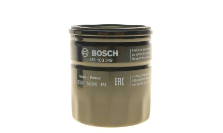 Фото 3 - Масляный фильтр BOSCH 0 451 103 349 (0451103349)