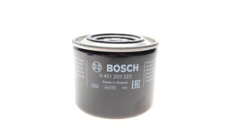 Фото 3 - Масляний фільтр BOSCH 0 451 203 223 (0451203223)