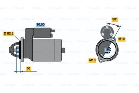 Стартер - BOSCH 0986013390