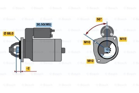 Стартер - BOSCH 0 986 018 310