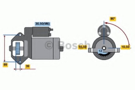 Стартер - BOSCH 0 986 021 810