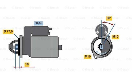 Стартер - BOSCH 0986023600