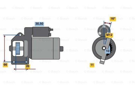 Стартер - BOSCH 0 986 024 040